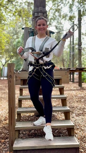 Who else is ready for a treetop adventure? 🌳 • Zip line through the forest • Climb to new heights • Swing into excitement When will you answer the call of TreeUmph!? Plan your trip now > https://www.treeumph.com/ | TreeUmph! Adventure Course