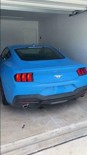2025 Mustang EcoBoost Premium Remote Start Demo - Cold Start with Stock Exhaust