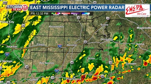RADAR UPDATE: After a brief break from the storms, round two is gradually taking over the area. So, carry an umbrella the rest of the day. Severe storms aren't expected, but moderate-heavy rain is surely possible. www.wtok.com | WTOK-TV