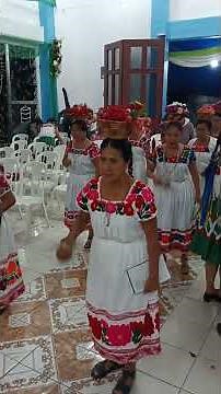 Presentación de Danza de Inditas en la Velacion de colonia Tepeyac en Huejutla Hgo