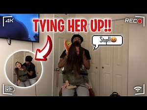 I TIED MY GIRLFRIEND UP FOR 24 HOURS PRANK!! *This Happened*