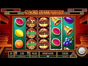 Max Bet Bonus on Cash Eruption! (Play Alberta)
