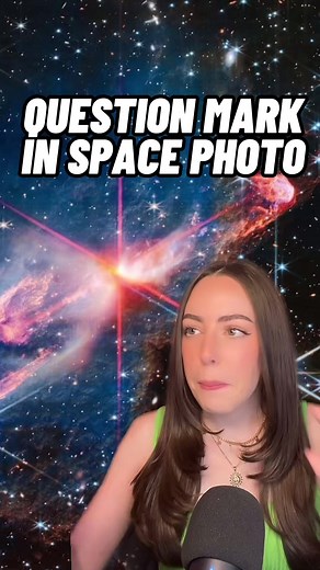 40K views · 2.3K reactions | Why is there a question mark in the background of this space image?! | Astro Alexandra | Facebook
