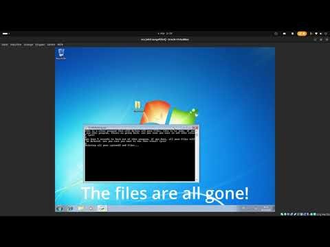 Testing my own virus that i made with python Part 2!