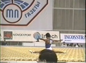 Flashback: 1989 Damien Marino (CUB) FX 9.500 Check out that 1st pass! 👏👏👏 | International Gymnast Magazine