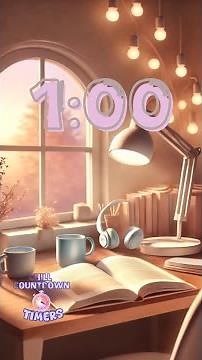 1 Minute Lofi Music Study Timer: Relax & Refocus with Chill Beats