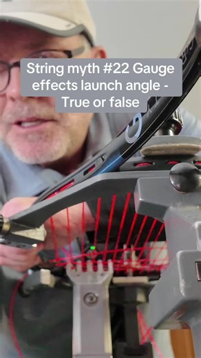 String myth #22 Gauge effects launch angle - True or false