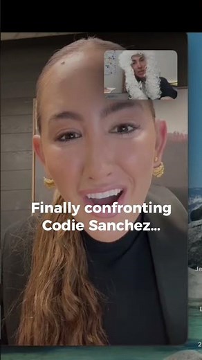 Confronting Codie Sanchez...