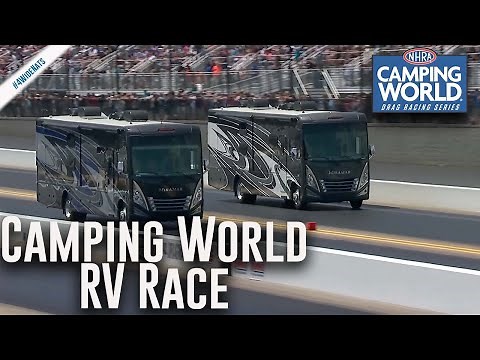 RVs drag race at Circle K NHRA Four-Wide Nationals