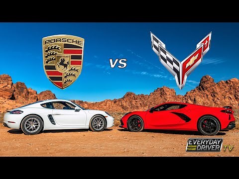 C8 Corvette vs Porsche Cayman - Best mid-engine? - Everyday Driver TV Season 8