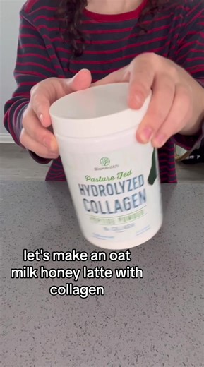 Upgrade your morning latte with a dash of honey and BioHealth’s Hydrolyzed Collagen ☕️☀️ #nutrition #healthyrecipes #protein #fitnessjourney #healthylifestyle #wellness
