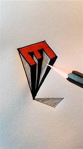 Satisfying 3d font illusion #3dart #wordart #3ddesign