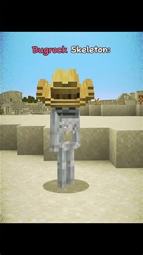 BugRock skeleton edit. #minecraft #shorts #skeleton