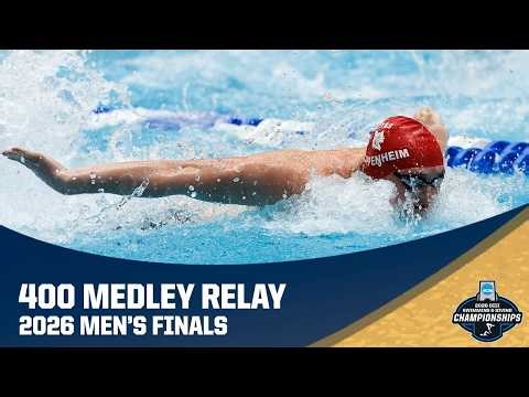 NCAA Record in Men's 400 Medley Relay | 2026 NCAA Division III Swimming & Diving Championships
