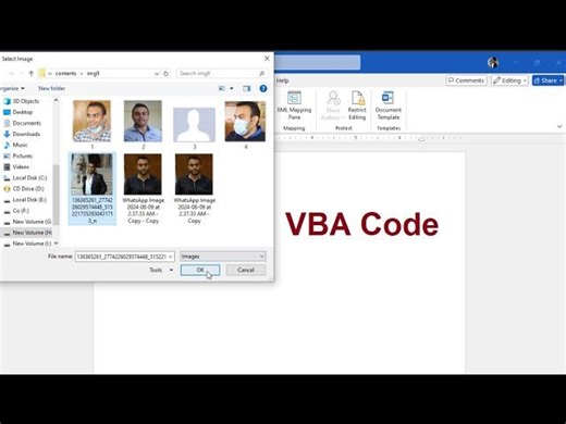 VBA User: Form How to insert image word VBA code | Gamal Malak