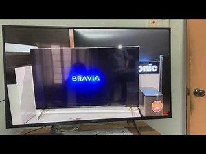 Sony Bravia Android TV startup