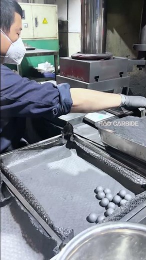 Satisfying Manufacturing: Pressing Tungsten Carbide Powder into Balls