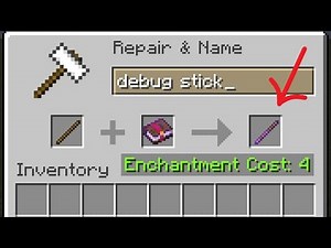 How to make debug stick in survival?