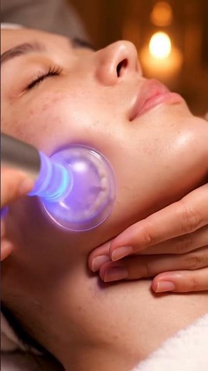 POV Spa Treatment: Lower Cheek Clearing with Transparent Pore Vacuum | Realistic Micro-Detail #asmr