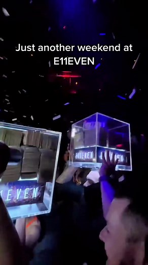E11EVEN Miami Party with Dancers and Money