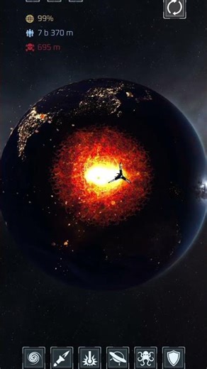 destroying earth in solar smash #solarsmash #apocalypse #earth