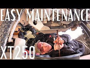 Easy Maintenance, Don't Be Intimidated - Yamaha XT250 - Oil/Air Filter & Chain