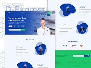 Create a UI design in 30 mins with Figma ( Pharmacy Landing page)