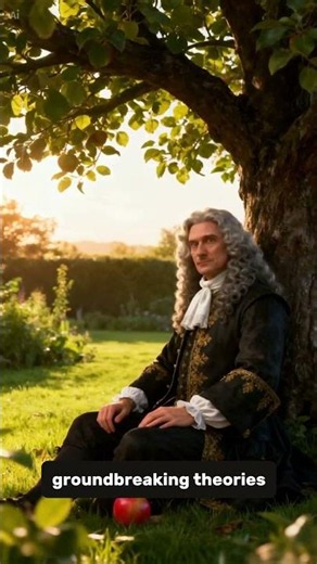 Sir Isaac Newton: The Apple of Gravity! #shorts #physics