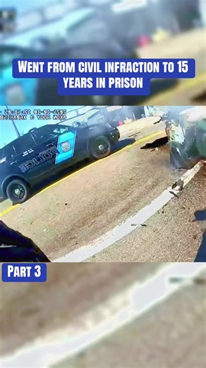Part 3| Went from civil infraction to 15 years in prison. #bodycam #policebodycam #lawenforcement #copsoftiktok #crime