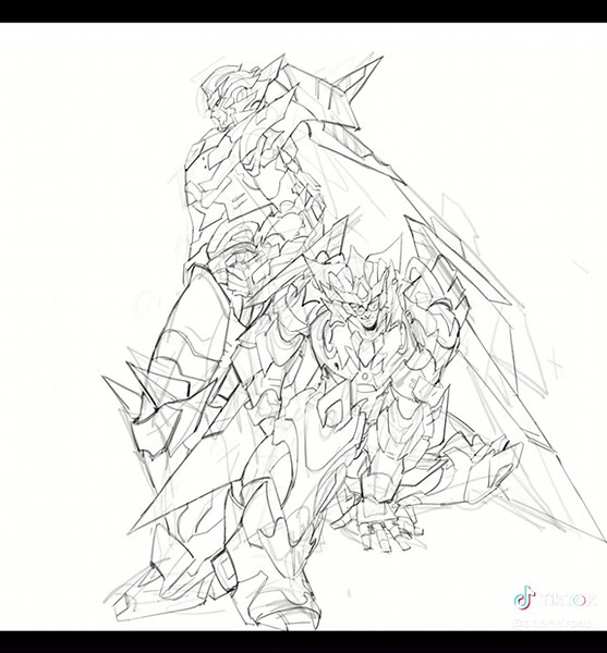 Transformers Art Timelapse: Illustration Speedpaint