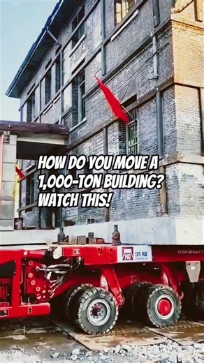 How Do You Move a 1,000-Ton Building? Watch This!