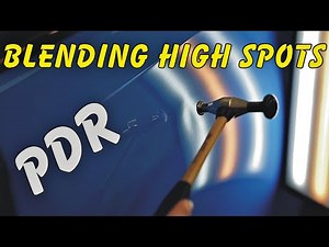 Blending Away High Spots (Paintless Dent Removal)