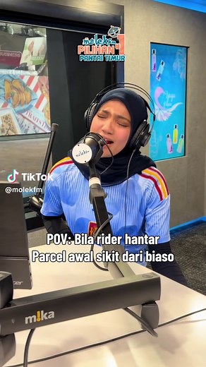 Molek FM radio: Pilihan Pertama Pantai Timur | Rider Hantar Parcel Nyanyi