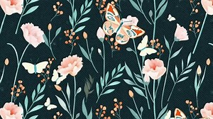 Elegant Seamless Pattern Featuring Watercolor-style Butterflies Stock Footage Video (100% Royalty-free) 3758214935 | Shutterstock