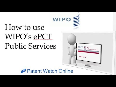 WIPO ePCT Public Services