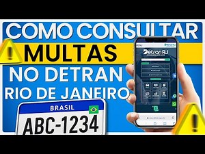 🔎 Como consultar multas de um veículo no Estado do Rio de Janeiro (RJ) 🚗💨