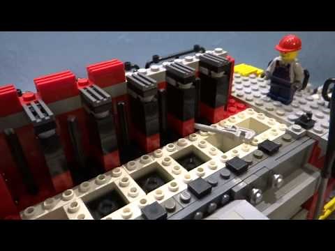 LEGO Marine Diesel Engine Minifigure Scale