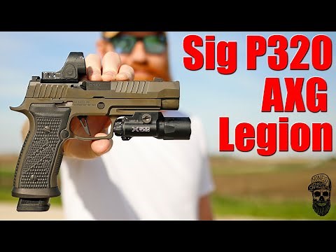 New Sig P320 AXG F 9mm Legion First Shots: The Best P320 Yet?