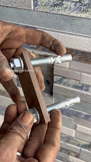 4.4M views · 7.5K reactions | How to install concrete wedge anchor bolt || boll bearing hinge install #Bering #wedges | Chinnmay Fabrication | Facebook