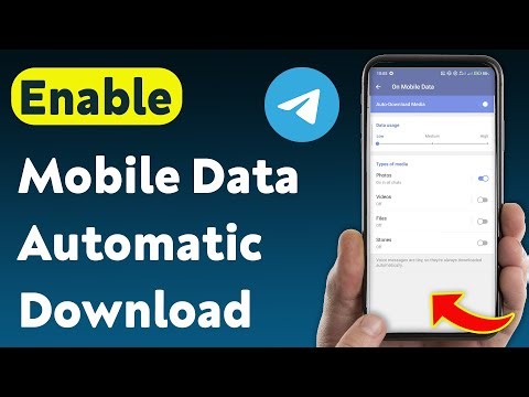 How to Enable Automatic Download While Using Mobile Data On Telegram (Updated)