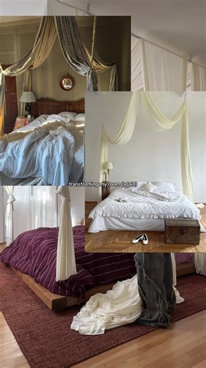 i’m just more of a minimalist at heart and i think the canopy was overwhelming me hahaha #myaesthetic #interior #roominspo #transformation #mensstyle