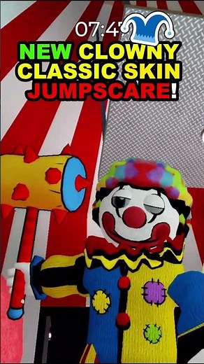 NEW CLOWNY CLASSIC JUMPSCARE | MRS.P CAMPAIGN! #roblox #piggyskins #piggy