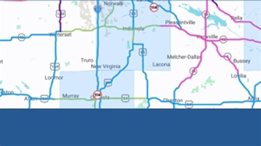 Slick roads around central Iowa; I-80 remains closed