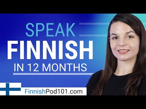 You just need 12 months to learn Finnish!
