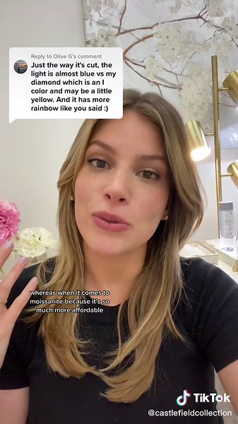 Moissanite Color Grades and Diamond Warmth Comparison