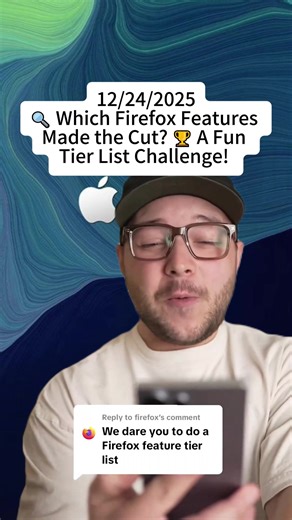 🔍 Which Firefox Features Made the Cut? 🏆 A Fun Tier List Challenge! #TechReview #FirefoxFeatures #BrowserBattle #Customization #fyp #story #imparkerburton #firefox #fypシ #FirefoxPartner #androidguy #Tech #viral #foryou