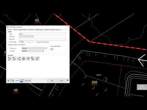 Civil Site Design Alignments | Creating from Polylines