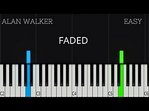 Alan Walker - Faded | EASY Piano Tutorial