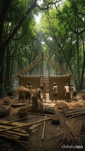 Empty Jungle → Luxury Mud House 🔥 | Most Satisfying Transformation | Homezo #house #transformation