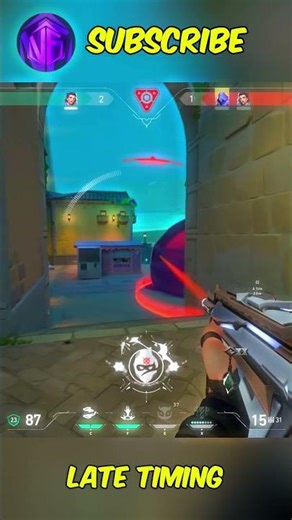 Late timing costed fade badly | #valorant #valorantshorts